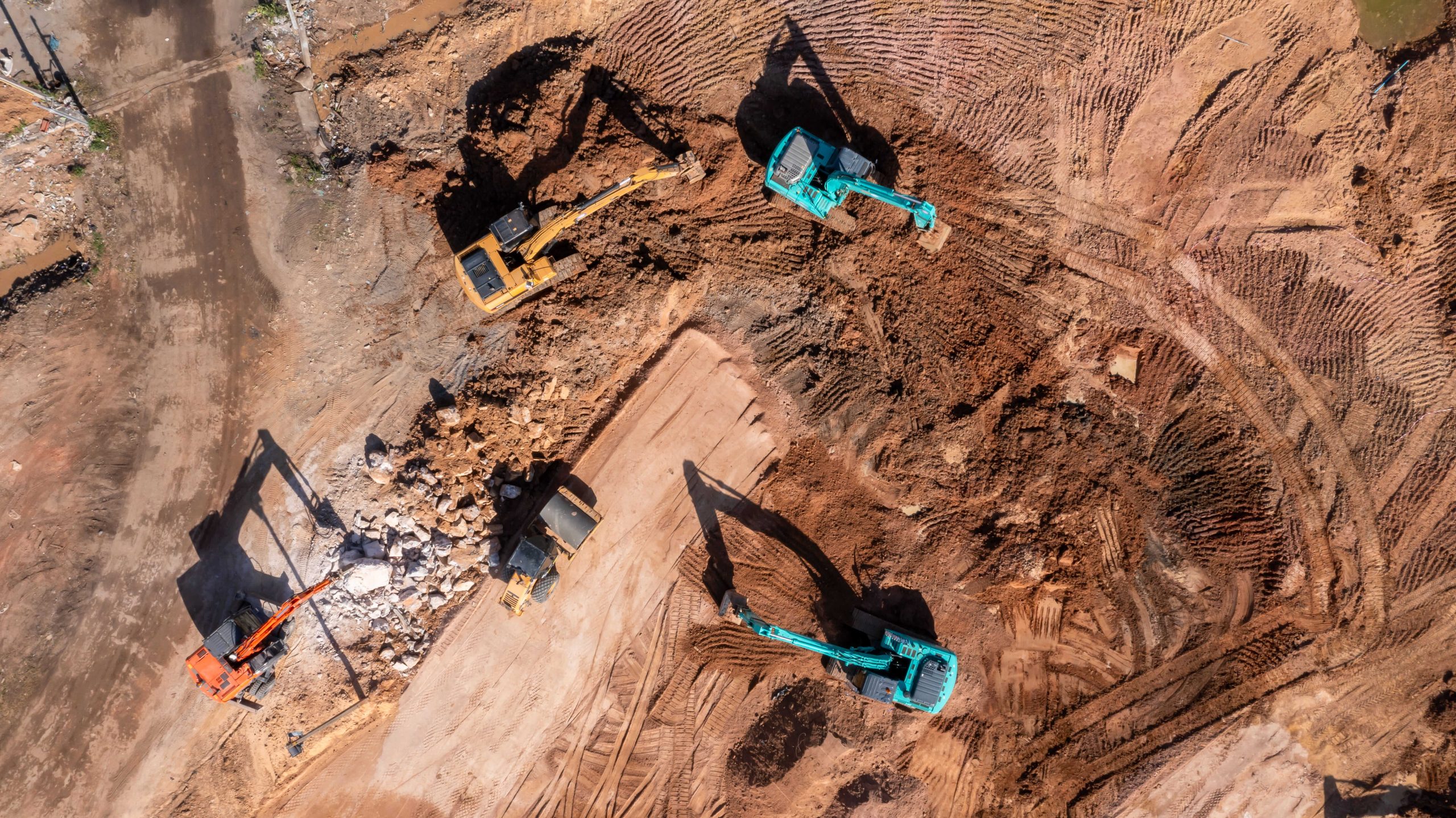 Construction machinery drivetrain