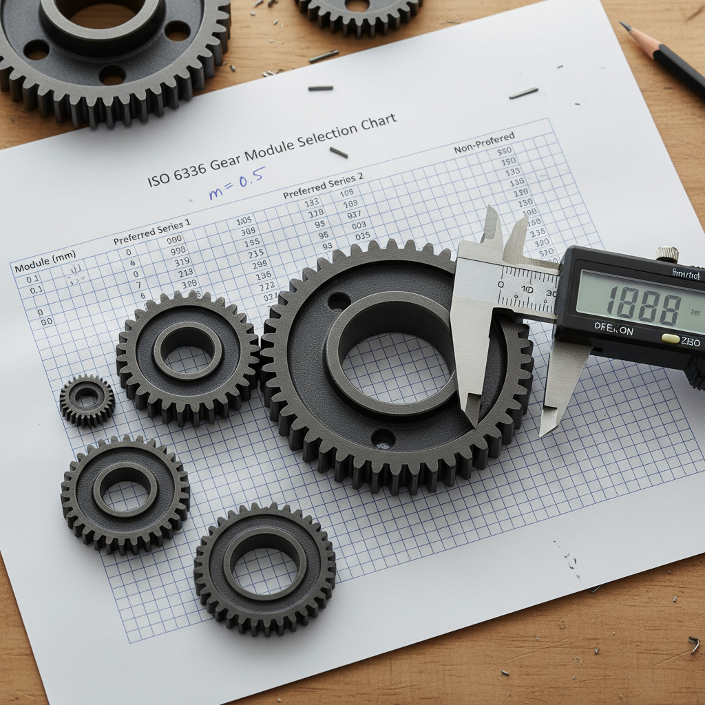 Visual representation of How Does Spur Gear Module Calculation Differ Between Metric and Imperial?