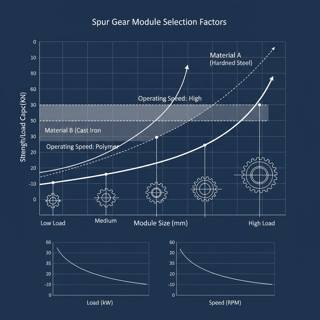 Visual representation of What Factors Influence the Results of Spur Gear Module Calculation?