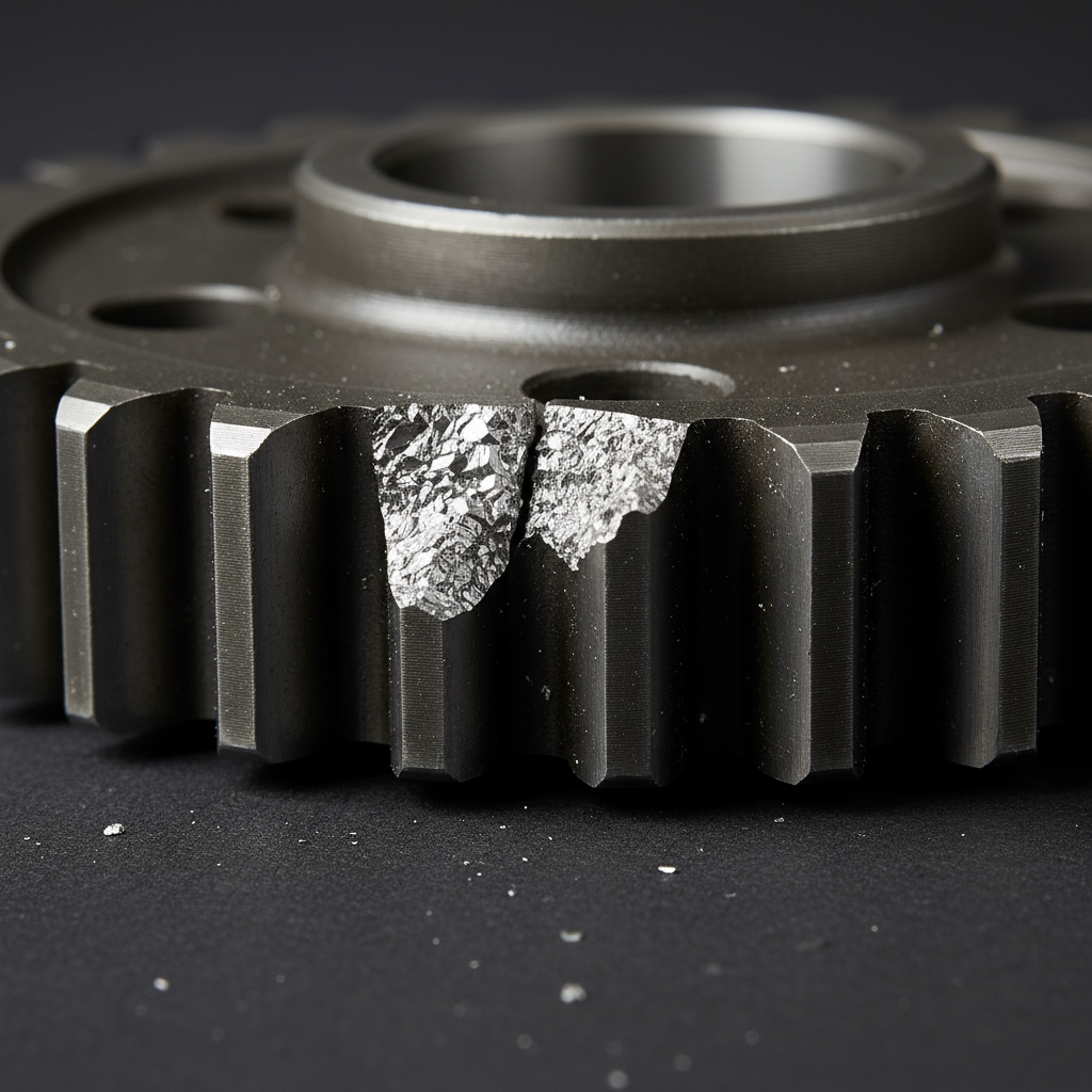 catastrophic gear failure studio shot