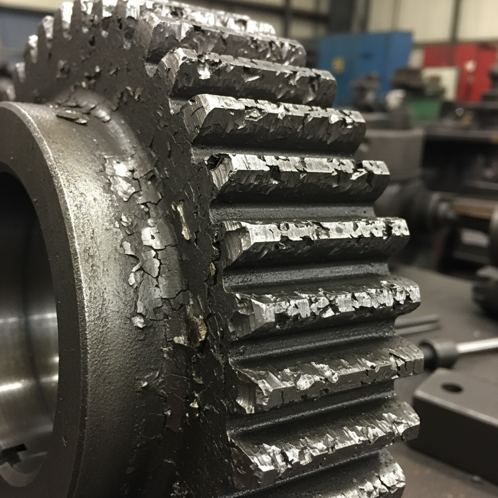gear spalling damage